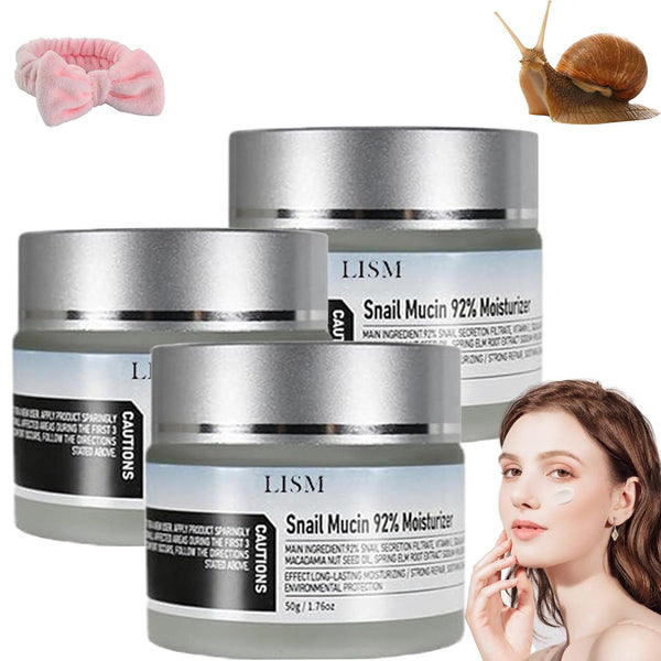 LISM Snail Mucin 92% Moisturizer Daily Face Gel Cream