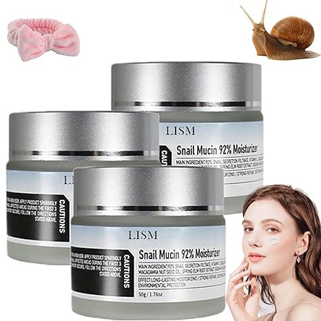 LISM Snail Mucin 92% Moisturizer Daily Face Gel Cream