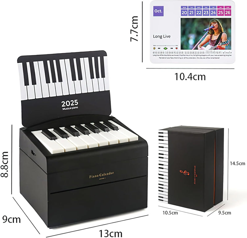 Swift Piano Calendar 2025 with Music Lyrics Mini Piano🎹