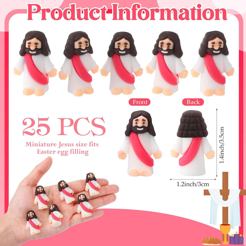 25Pcs Mini Jesus Figures Original Design