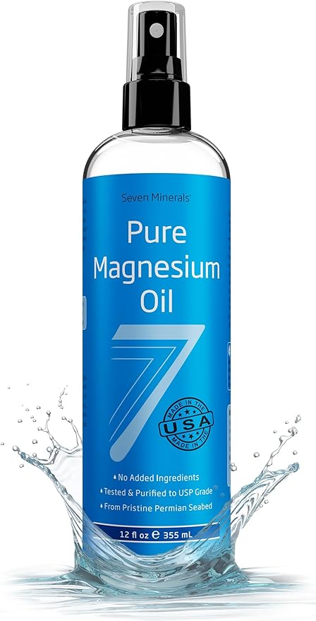 🔥LAST DAY 49% OFF🔥 Pure Magnesium Oil - Big 12 oz - USP Grade Magnesium Spray