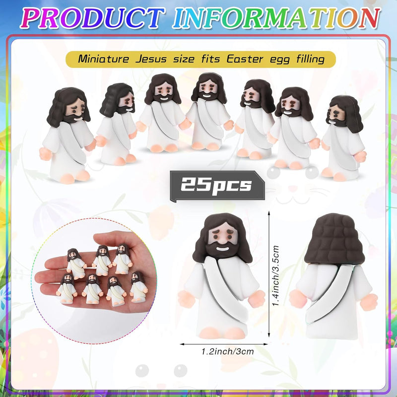 25Pcs Mini Jesus Figures Original Design