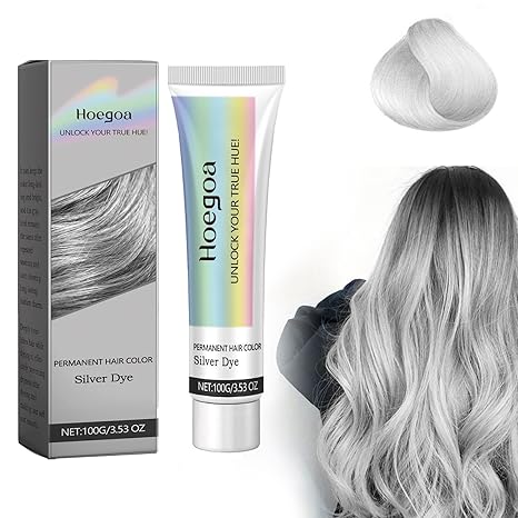 🎁2-in-1 Natural Essence Extract Silver Hair Dye