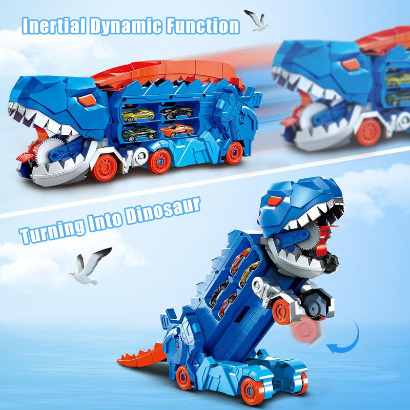 🔥49% OFF🔥Transport Dinosaur Truck with Foldable Sliding