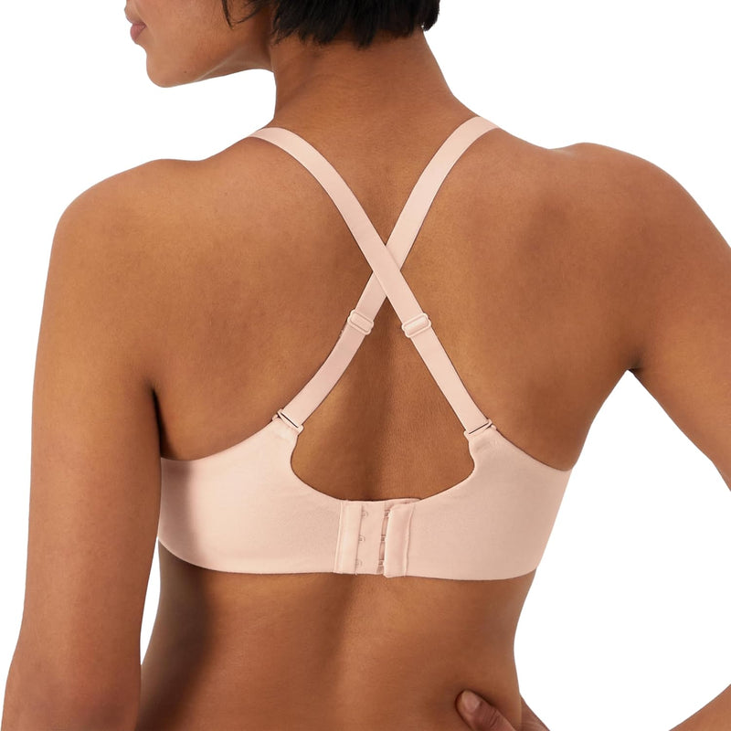 Bali Women's Breathe Modal T-Shirt Bra, Breathable Wireless Bra, Full-Coverage Convertible Bra