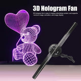 🔥Halloween Sale 45% OFF🔥3D Hologram LED Fan Projector