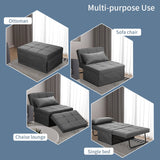 Ainfox Folding Sofa Bed, 4 in 1 Daybeds Ottoman Chair Lounge Couch for Guest Sleeper, Suitable for Modern Living Room, Bedroom, Twin Size