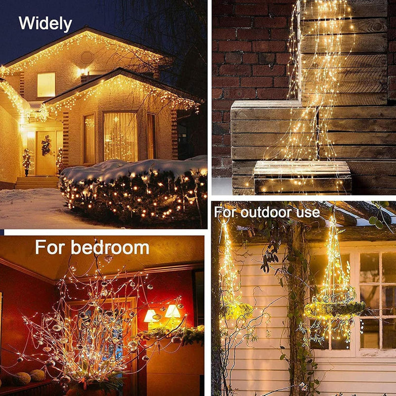 🌲Early Christmas Sale-49% Off✨8 Modes 100-600 Christmas LED Firefly Twinkle String Lights