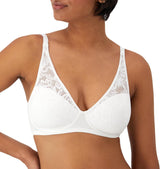 Bali Women's Breathe Modal T-Shirt Bra, Breathable Wireless Bra, Full-Coverage Convertible Bra