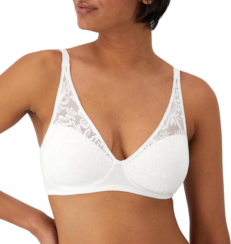 Bali Women's Breathe Modal T-Shirt Bra, Breathable Wireless Bra, Full-Coverage Convertible Bra