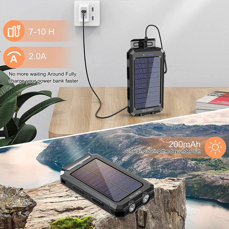 🔥2025 Hot Sale🎁- Solar Power Bank