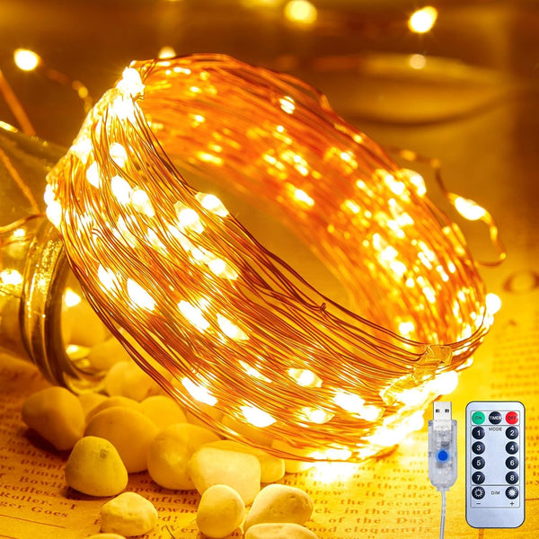 🌲Early Christmas Sale-49% Off✨8 Modes 100-600 Christmas LED Firefly Twinkle String Lights