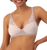 Bali Women's Breathe Modal T-Shirt Bra, Breathable Wireless Bra, Full-Coverage Convertible Bra