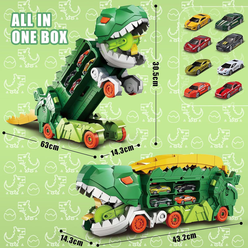 🔥49% OFF🔥Transport Dinosaur Truck with Foldable Sliding