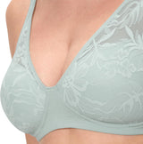 Bali Women's Breathe Modal T-Shirt Bra, Breathable Wireless Bra, Full-Coverage Convertible Bra