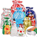 🔥🔥Last Day Hot Sales-49% OFF-Christmas Drawstring Candy Bags Gift Packaging Creative Gift Bags🎀