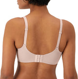 Bali Women's Breathe Modal T-Shirt Bra, Breathable Wireless Bra, Full-Coverage Convertible Bra