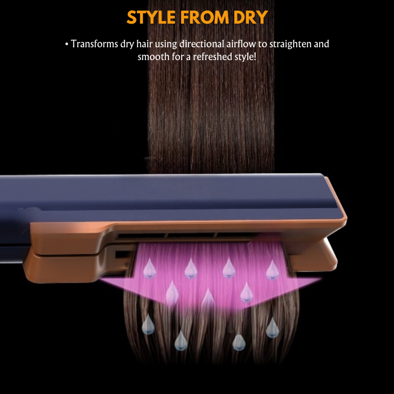 Ultimate Hair Transforming Tool: Quick-Dry, Straighten, and Shine with No Heat Damage