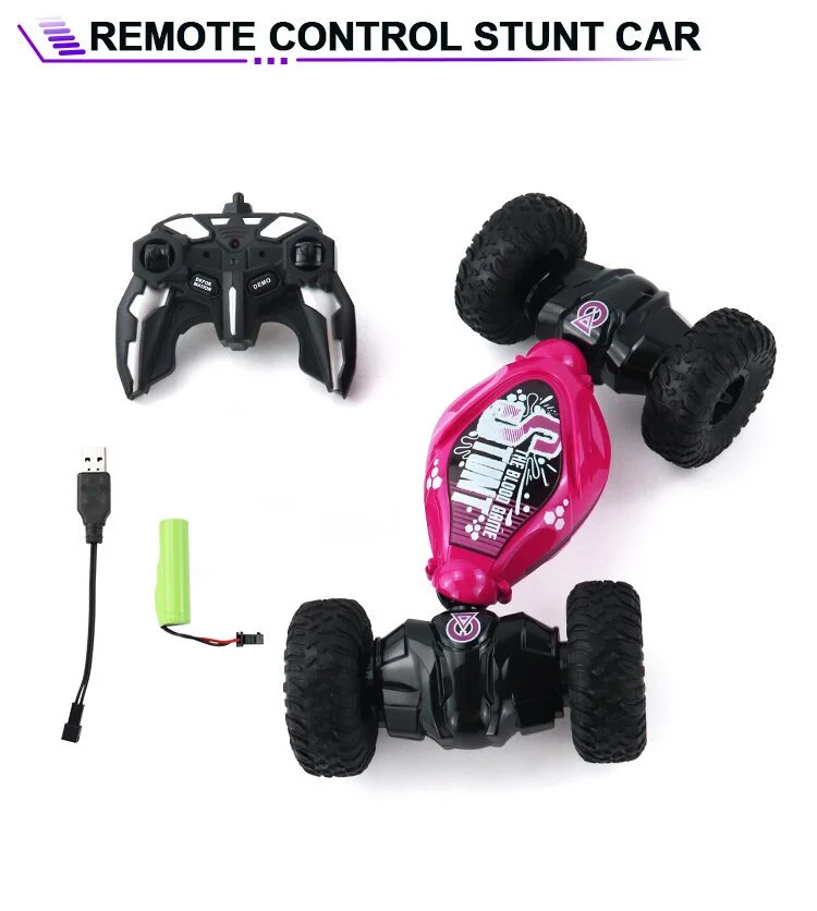 🔥New Twist Car 🔥All Terrains Monster Trucks for Boys Gesture RC Stunt Car 360° Flips for Age 4-12