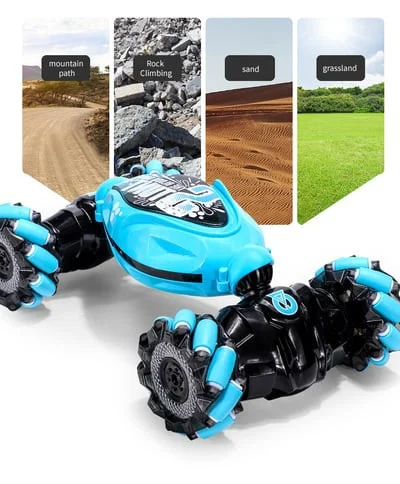 🔥New Twist Car 🔥All Terrains Monster Trucks for Boys Gesture RC Stunt Car 360° Flips for Age 4-12