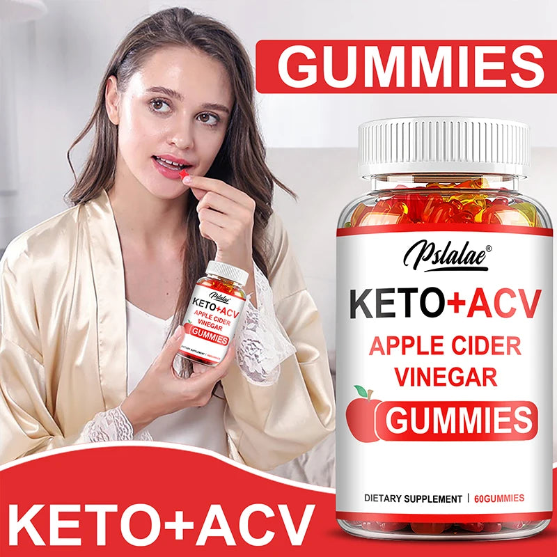 Keto & ACV Gummies - Fat Burning Weight Loss Metabolism Booster,