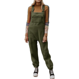 2024 New Women's Fleece Warm Overalls Loose Casual Jumpsuits (Buy 2 Free Shipping)