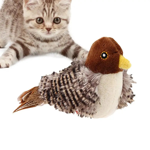 🔥Rechargeable Flapping Sparrow Cat Toy