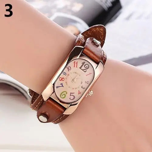 💜Special Gift - Vintage Leather Quartz Stone Women's Watch💜Special Gift - Vintage Leather Quartz Stone Women's Watch