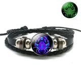 12 Zodiac Constellations Luminous Bracelet