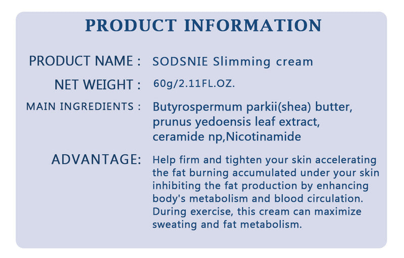 Anti Cellulite Slimming Cream