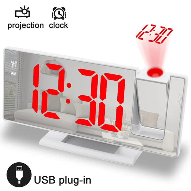 3D Mirror LED projection alarm clock 2.0-The new upgrade 🎉 Buy 2 Get FREE SHIPPING