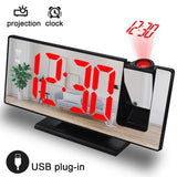 3D Mirror LED projection alarm clock 2.0-The new upgrade 🎉 Buy 2 Get FREE SHIPPING