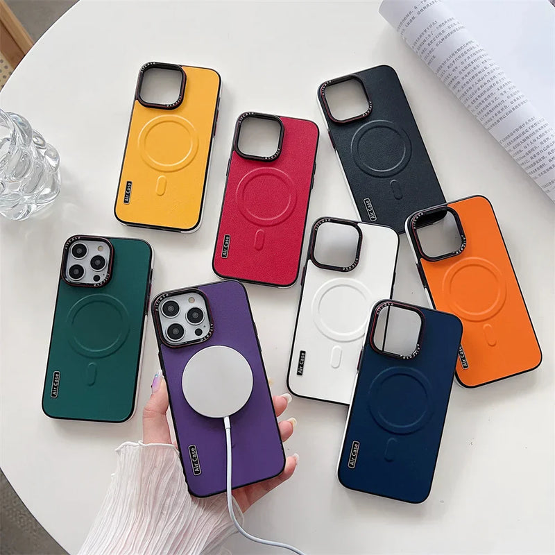 🔥🔥Magnetic leather phone case for iPhone series