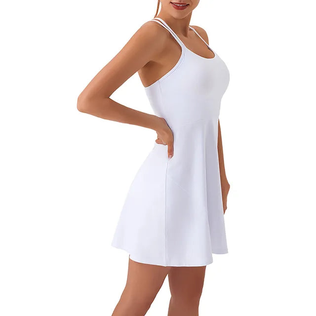 Plush Backless Active Dress-Easy Peezy Edition-UPF50+