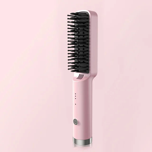 Portable Cordless Mini Hair Straightening Comb