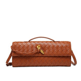 Anna Woven Clutch Women Handbag