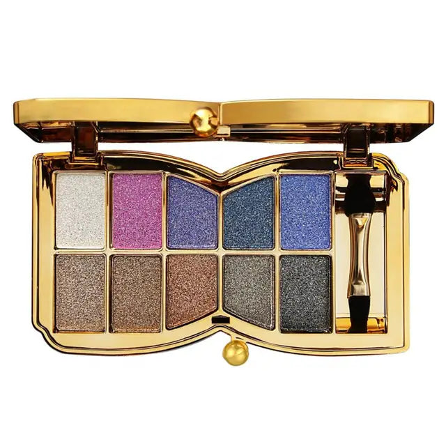 10 Colors Sparkle Shimmer Eyeshadow Palette - BUY 2 GET FREE SHIPPING