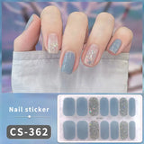 14/16Tips Fashion Gradient Nail Sticker