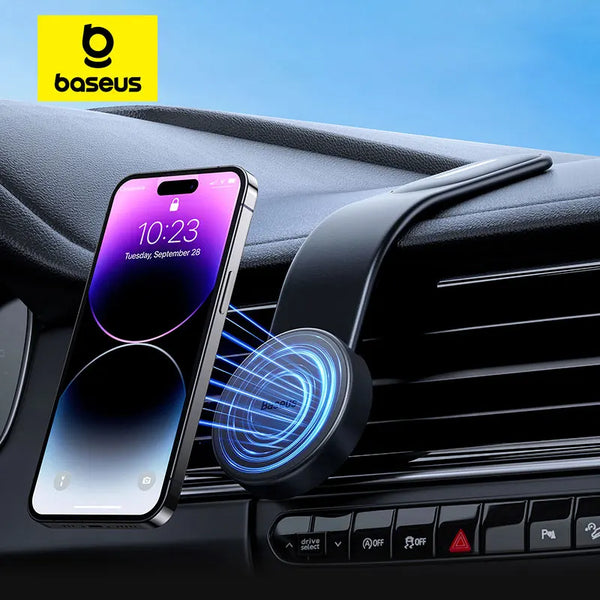 🎁Support wireless charging magnetic car phone holder（Suitable for all cell phone models）