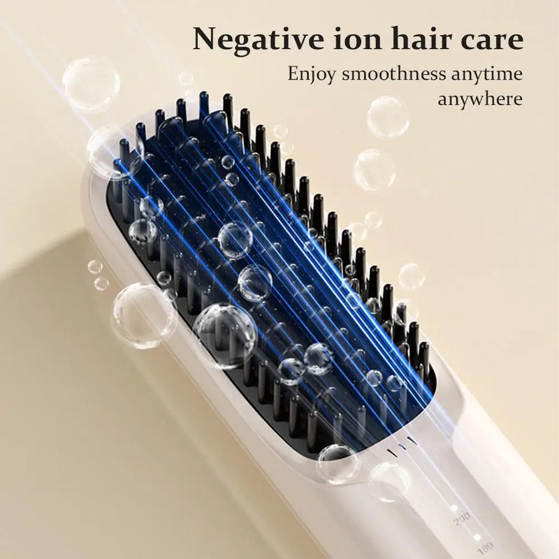 USB Cordless Negative Ion Hair Straightening Comb🎄Buy 2 Free Shipping