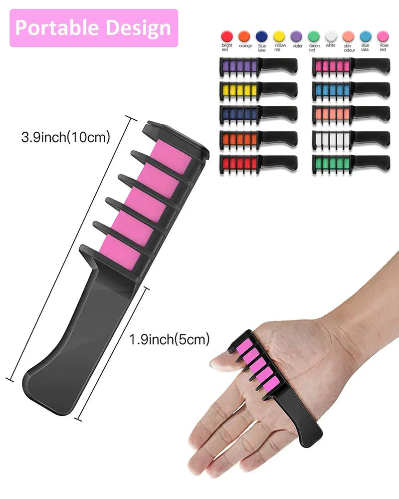 😍Last Day Promotion 49% OFF - Hair Dye Comb🌈10 PCS