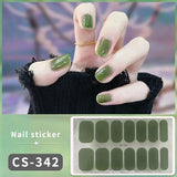 14/16Tips Fashion Gradient Nail Sticker