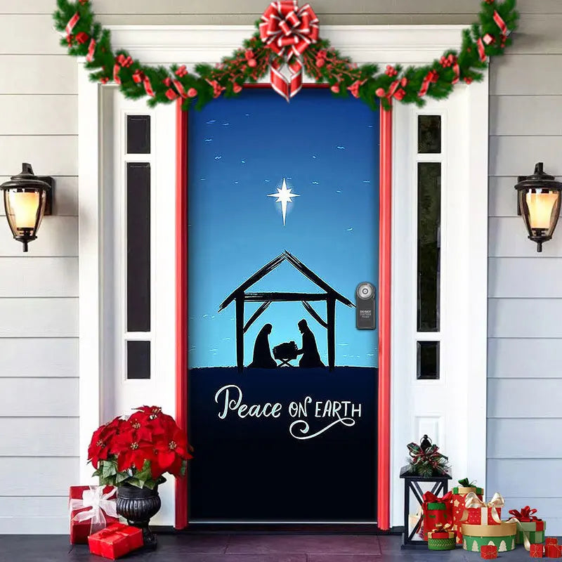 2024 Christmas Front Door Decoration