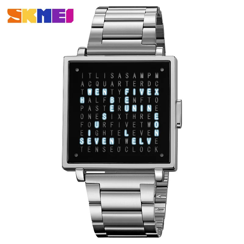 Qlocktwo W35 Fine Steel Unisex Watch