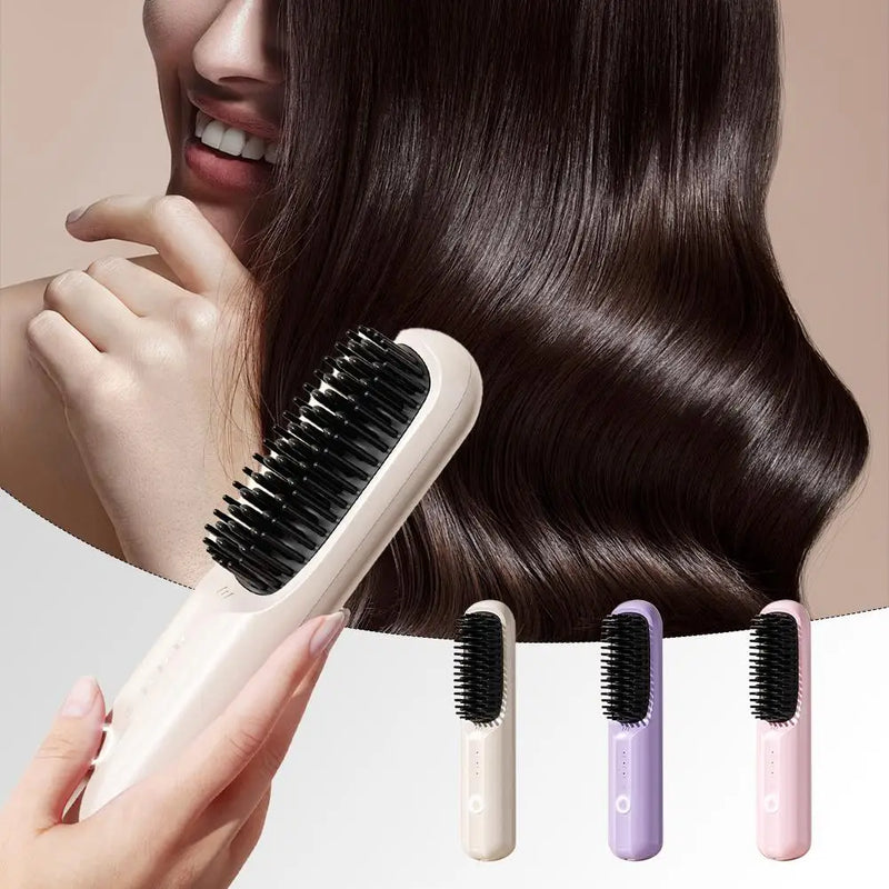 USB Cordless Negative Ion Hair Straightening Comb🎄Buy 2 Free Shipping