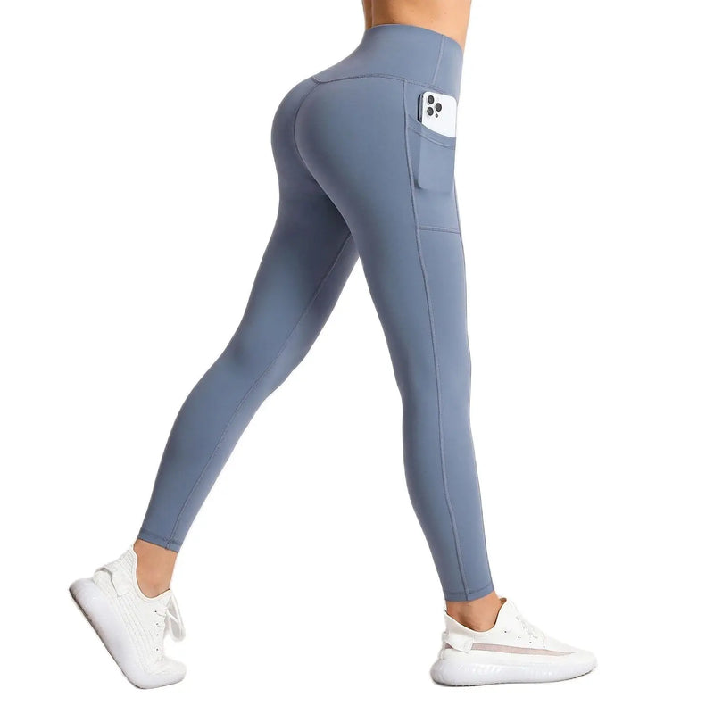 High Waisted Butt Lifting Tummy Control Side Pocket Shaping Training UltraSculpt Leggings