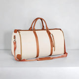 3-in-1 Pu Leather Vintage Suit Storage Bag