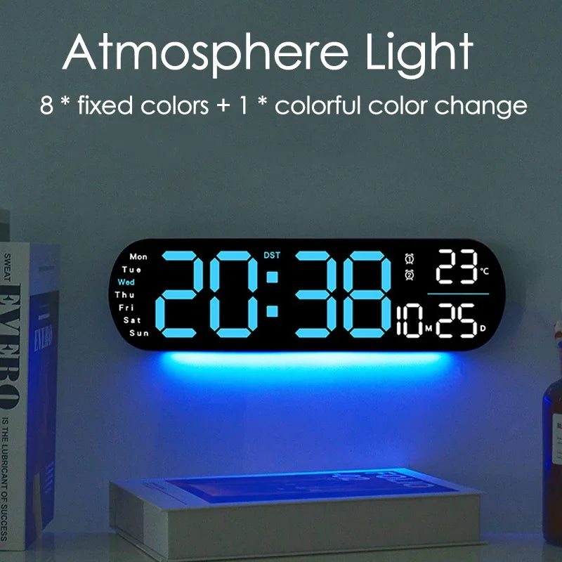 🔥2024 Upgraded Digital Wall Clock Large Display