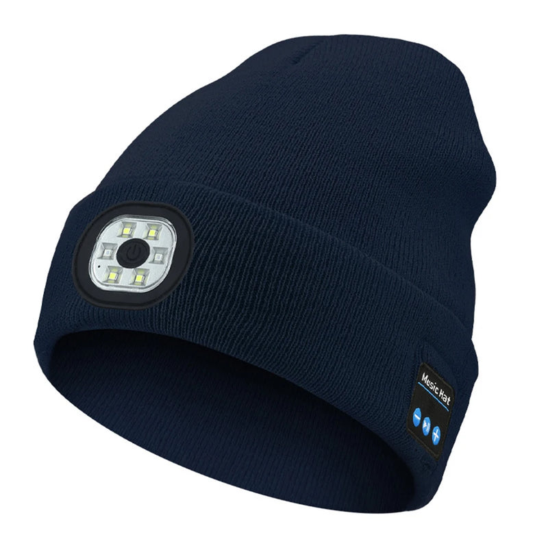 🔥Bluetooth Beanie Hat with Light