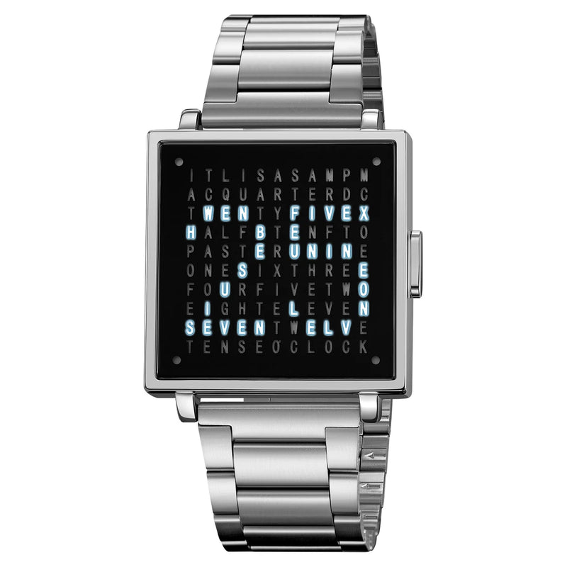 Qlocktwo W35 Fine Steel Unisex Watch